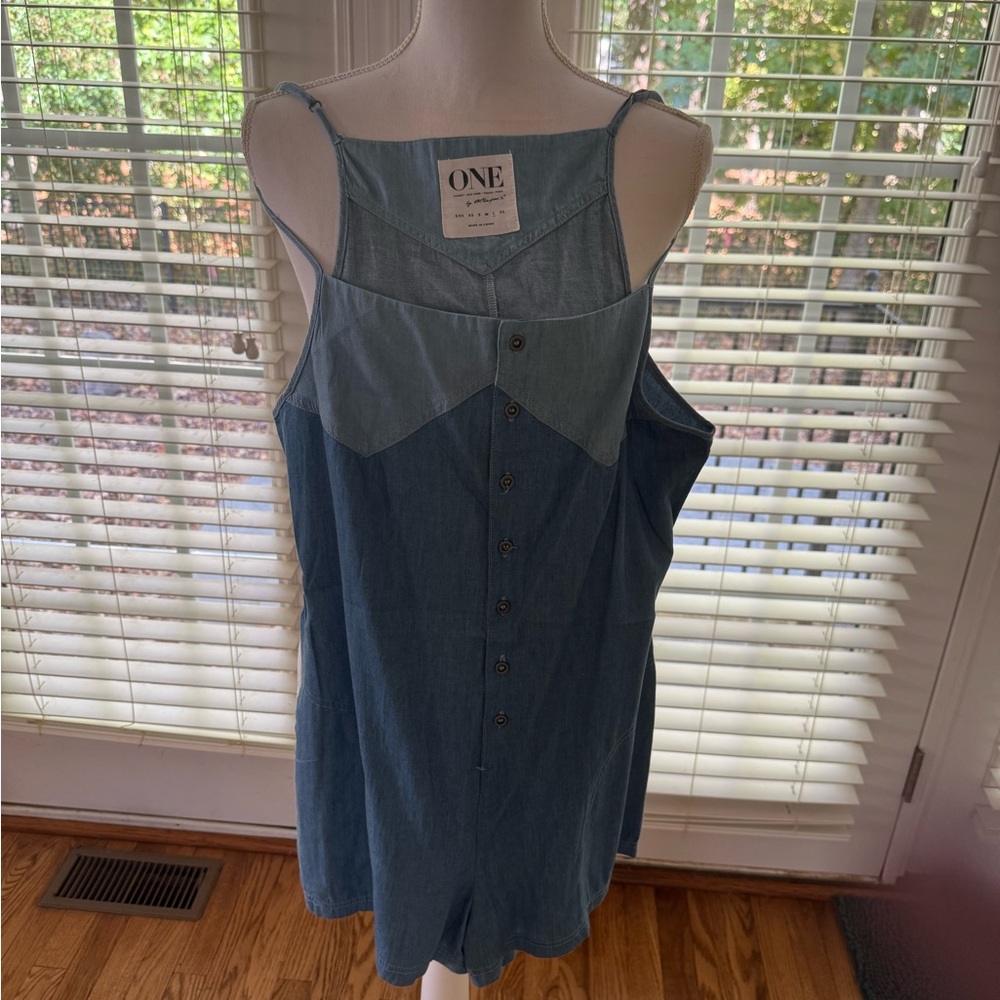 One Teaspoon Blue Denim Romper